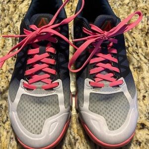 Reebok Women's Navy and Pink Athletic Shoes